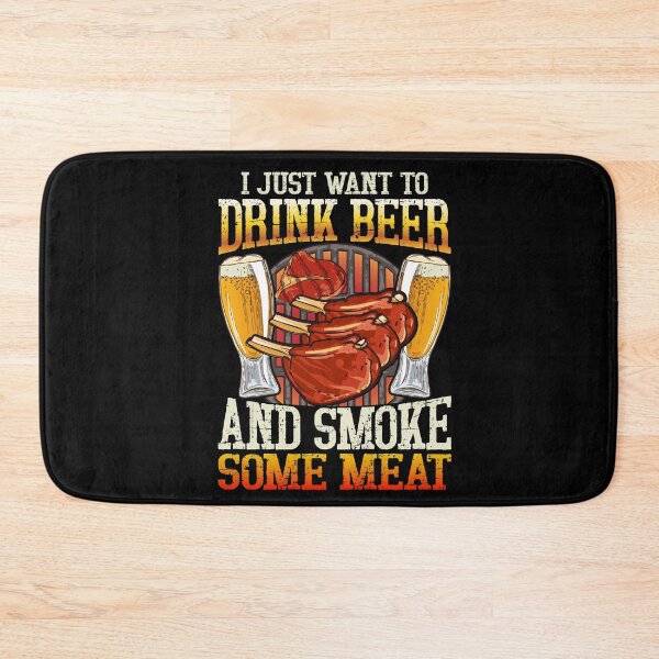 Item preview, I JUST WANT to DRINK BEER and SMOKE SOME designed and sold by angelusdark.