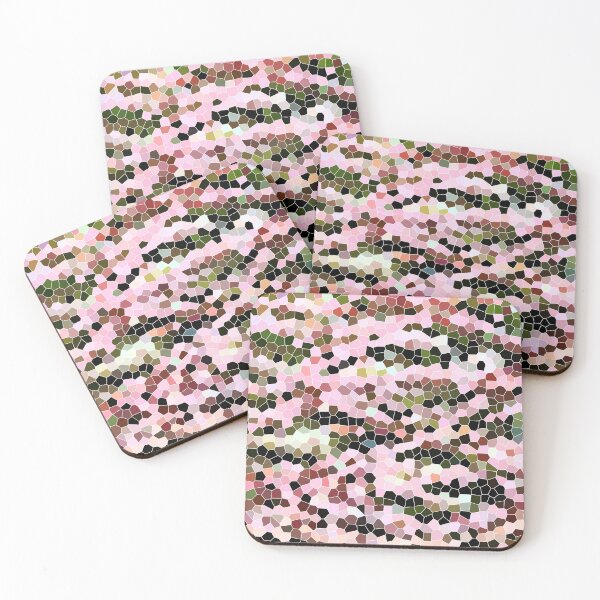 Item preview, Abstract Succulent Plant Mosaic Pattern designed and sold by KsbAesthetics.