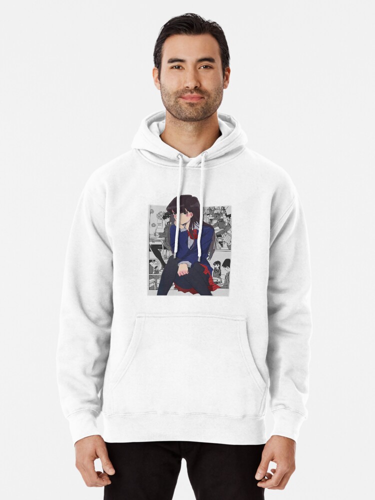 Komi-san wa,Komi-san wa, Comyushou anime picture Pullover Hoodie