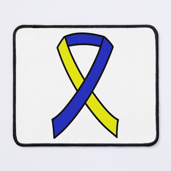 Item preview, Down Syndrome Awareness Ribbon White Background designed and sold by KTCreativeSide.