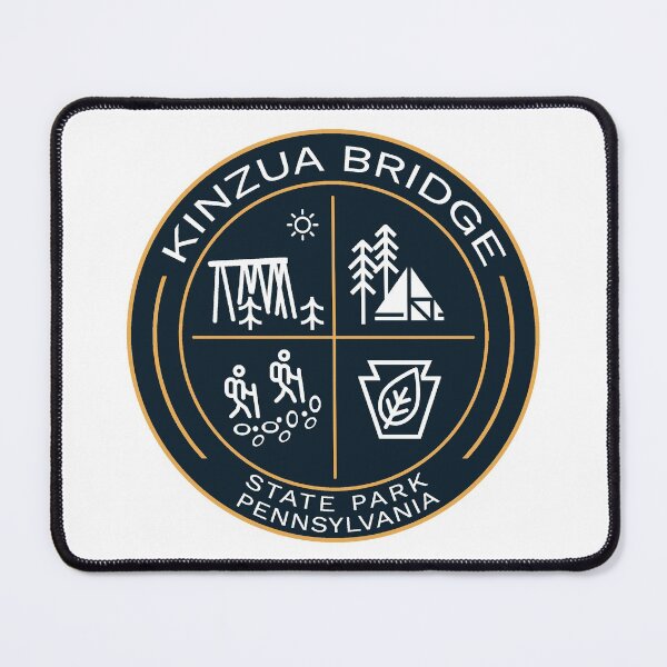 Item preview, Kinzua Bridge State Park Heraldic Logo designed and sold by VanyaKar.