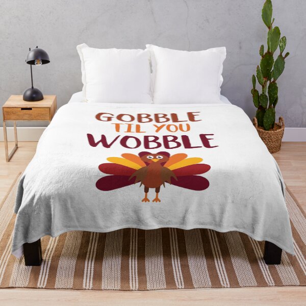 Item preview, Funny Thanksgiving Turkey Gobble Til You Wobble designed and sold by EstelleStar.