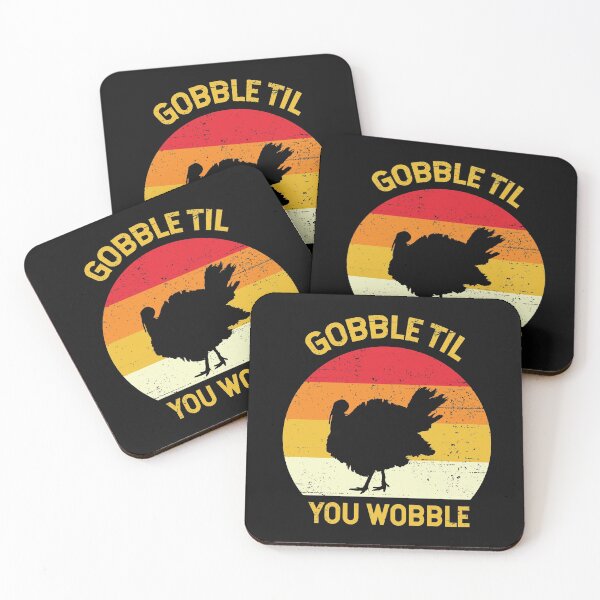 Item preview, Gobble Til You Wobble Vintage Thanksgiving Humor designed and sold by EstelleStar.