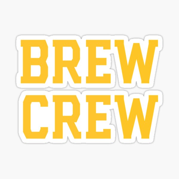 Brew Crew Stickers for Sale