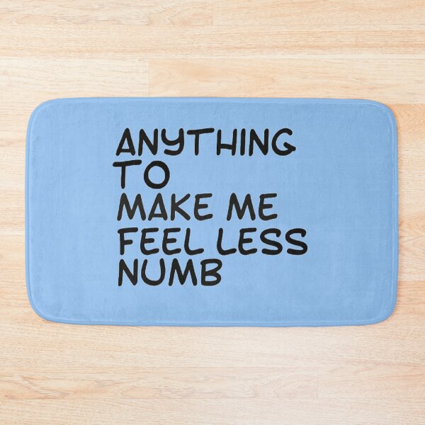 Item preview, Anything to make me feel less numb| It’s all futile! It’s all pointless! | pebblebrain  designed and sold by Lavannya.