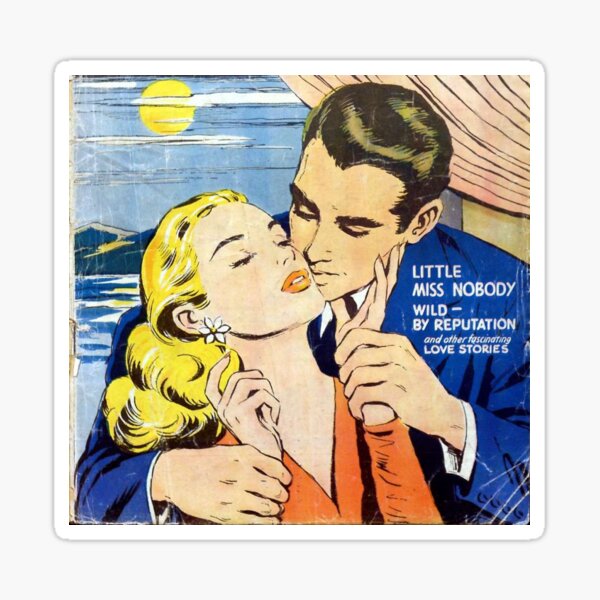 Artikel-Vorschau von Little Miss Nobody Vintage Comic-Aufkleber, designt und verkauft von celinienie.