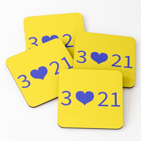 Item preview, Down Syndrome Awareness Yellow Background designed and sold by KTCreativeSide.