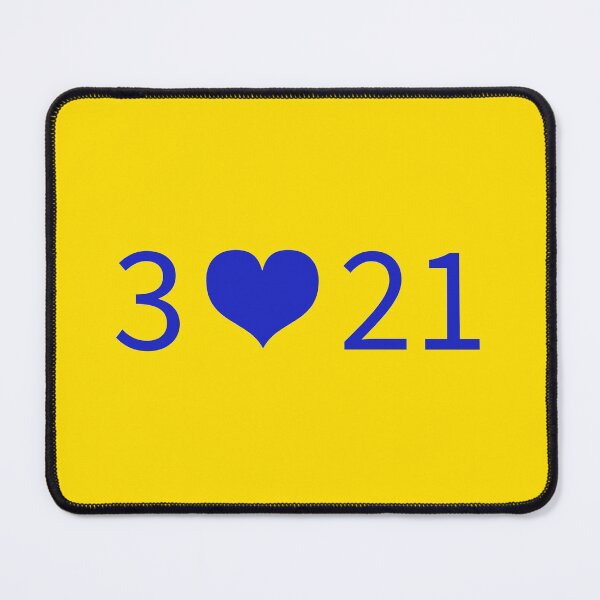 Item preview, Down Syndrome Awareness Yellow Background designed and sold by KTCreativeSide.
