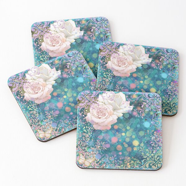 Item preview, Colors and Roses Shabby Chic designed and sold by Bliss Find And Design.