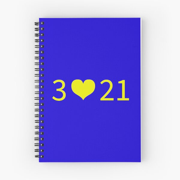 Item preview, Down Syndrome Awareness Blue Background designed and sold by KTCreativeSide.