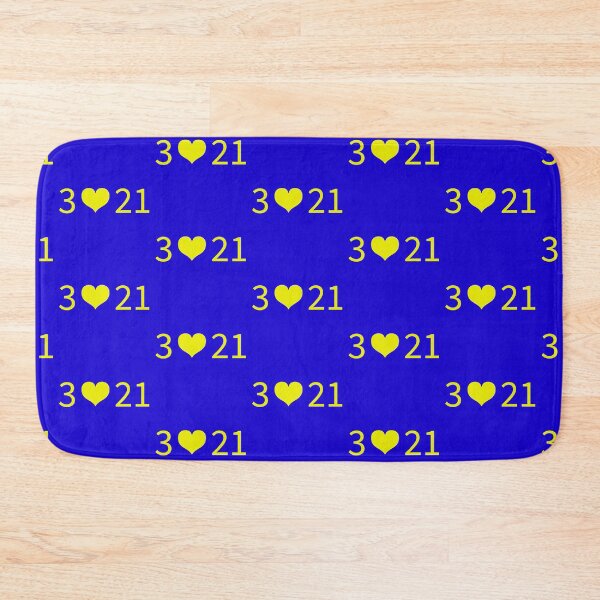 Item preview, Down Syndrome Awareness Blue Background designed and sold by KTCreativeSide.