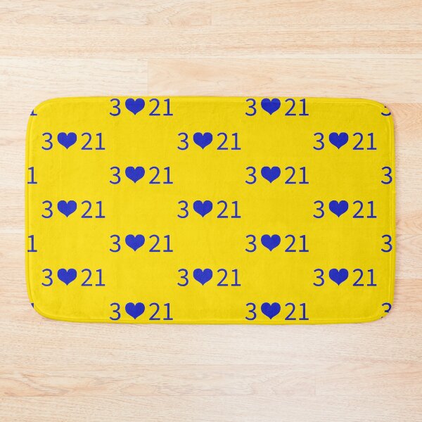 Item preview, Down Syndrome Awareness Yellow Background designed and sold by KTCreativeSide.