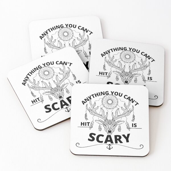 Item preview, Anything you can't hit is scary designed and sold by Tiredmenphilo.