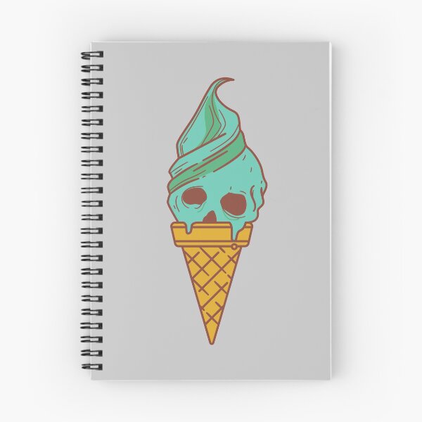 Item preview, Skull Ice-cream Cone designed and sold by Verdie-rae.