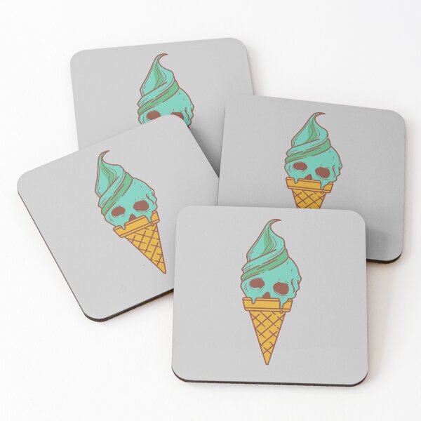 Item preview, Skull Ice-cream Cone designed and sold by Verdie-rae.