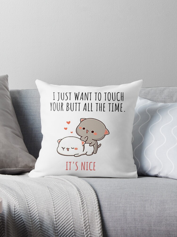 Cute Butt | Sexy | Thong | Explicit Throw Pillow
