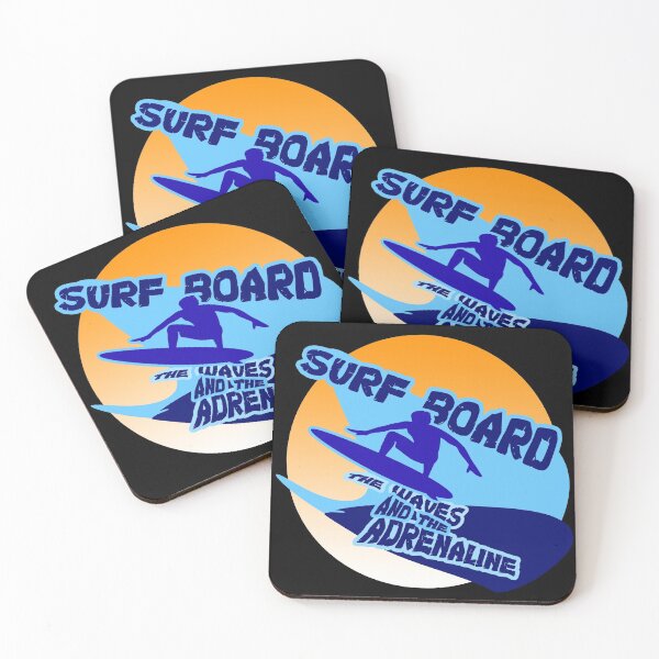 Item preview, Surf board, waves, & the Adrenaline (design by TATZKI) designed and sold by Tatzki-Design.