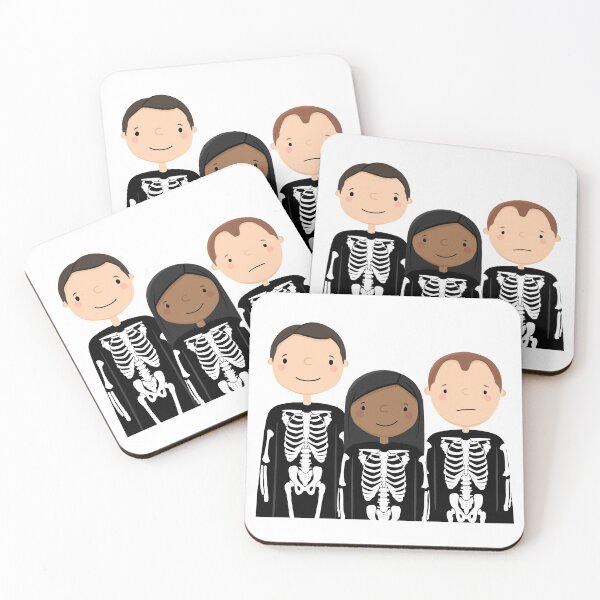 Item preview, The Office Kelly, Gabe, Toby Skeletons designed and sold by cutermelon.