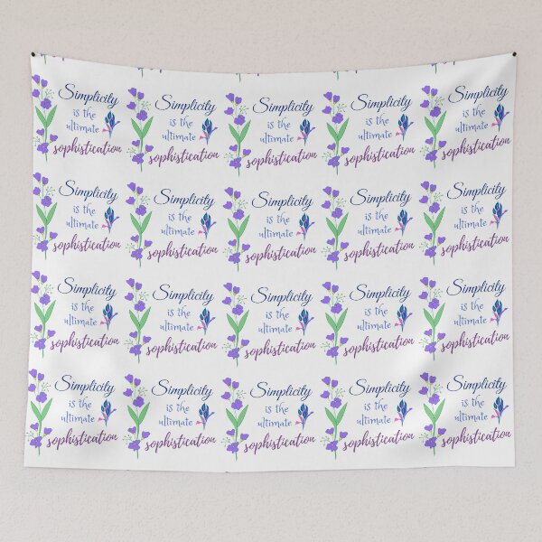 Item preview, Simplicity is the ultimate sophistication designed and sold by TheSharpService.