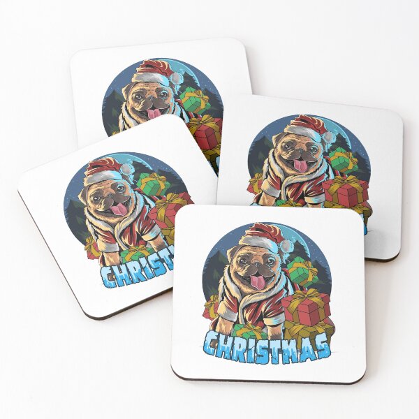 Item preview, Hoof Dogmas Merry Christmas Pugmas - Pug Merry Christmas designed and sold by AR Studios.