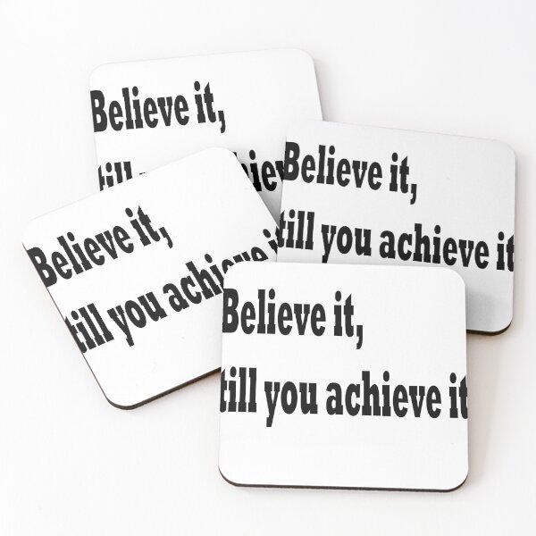 Item preview, believe it till you achieve it designed and sold by creativelittleo.