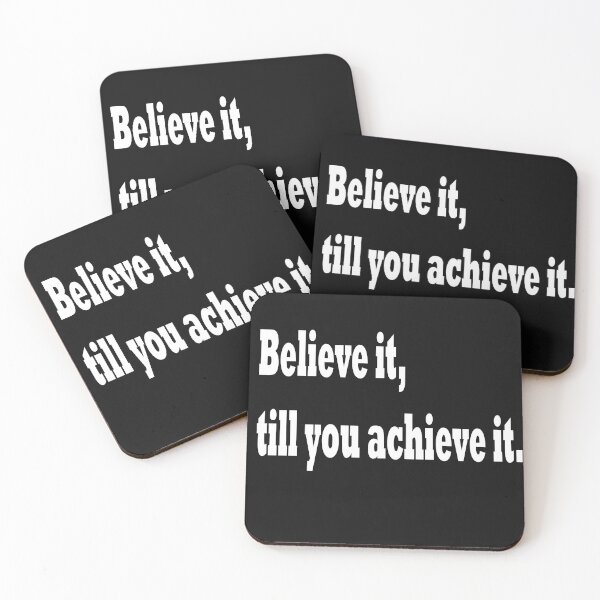 Item preview, believe it till you achieve it designed and sold by creativelittleo.