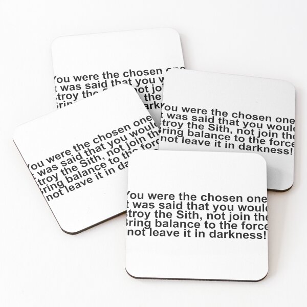 Item preview, you were the chosen one designed and sold by dinosaur22.