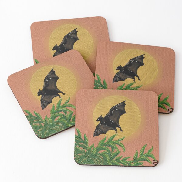 Item preview, Sunset and Pteropus designed and sold by BATKEI ART.