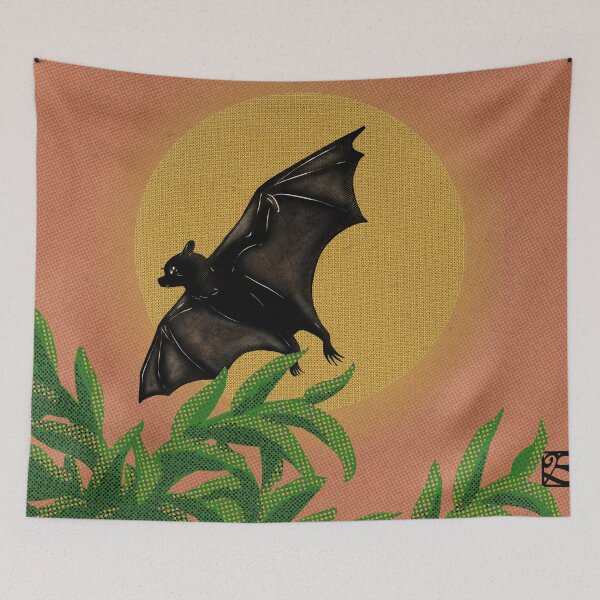 Item preview, Sunset and Pteropus designed and sold by BATKEI ART.