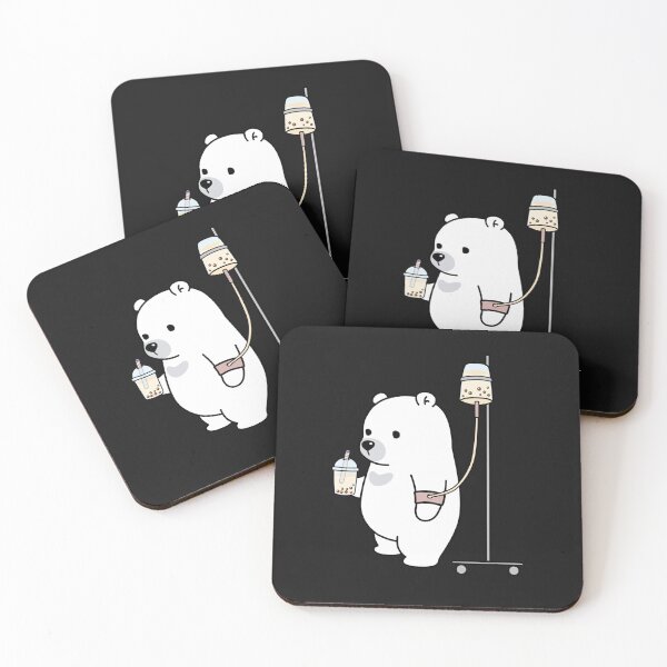 Item preview, Boba Bear Loves Boba Too Much! Sticker designed and sold by LESLEYJARMULOW.