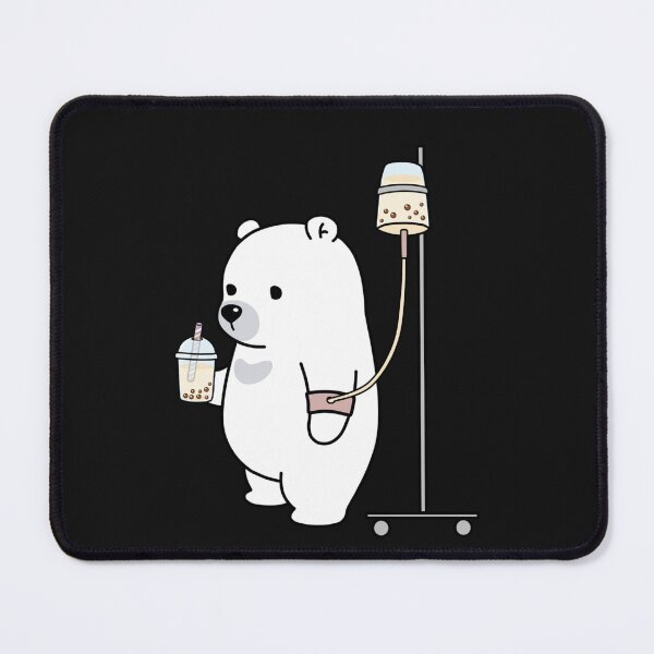 Item preview, Boba Bear Loves Boba Too Much! Sticker designed and sold by LESLEYJARMULOW.