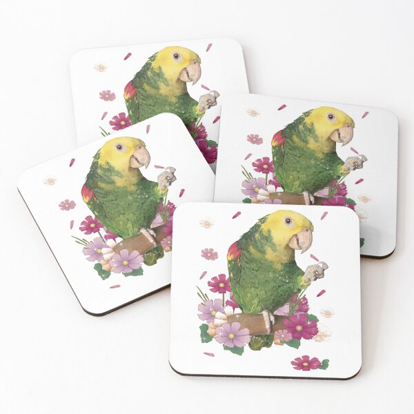 Item preview, Yellow-headed parrot designed and sold by obscurite.