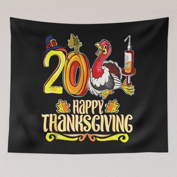 Item preview, Happy Thanksgiving 2021 Turkey Needle Boys Family Tee designed and sold by Gayle0Theberge.