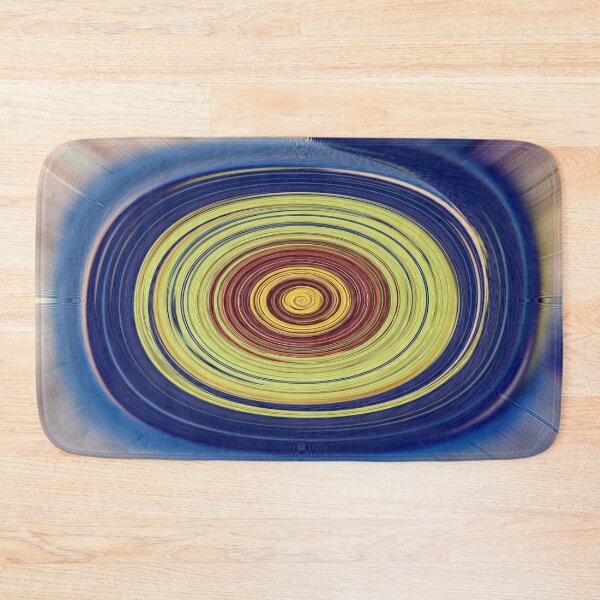Item preview, Tom Stanley Janca Yellow And Blue Oval Abstract #7765p designed and sold by Tom Janca.