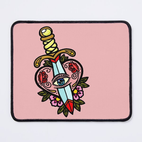 Item preview, broke heart tattoo designed and sold by sandpiperstudio.