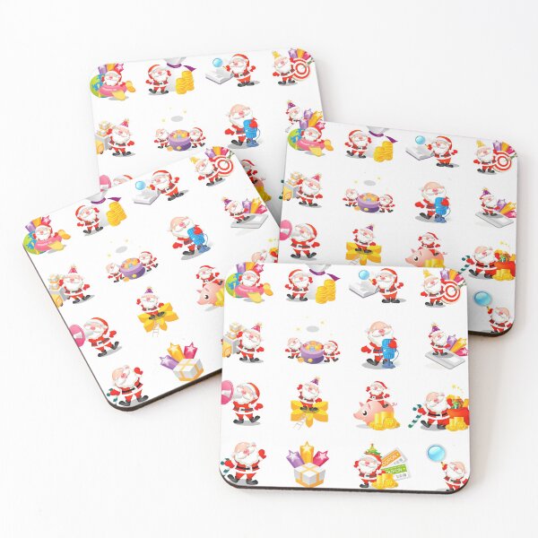 Item preview, Santa Clause Cute Funny Characters - Christmas Santa Clause Pattern designed and sold by AR Studios.