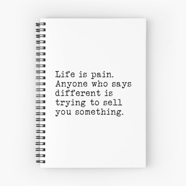 Item preview, Life is pain designed and sold by RadicalAM.