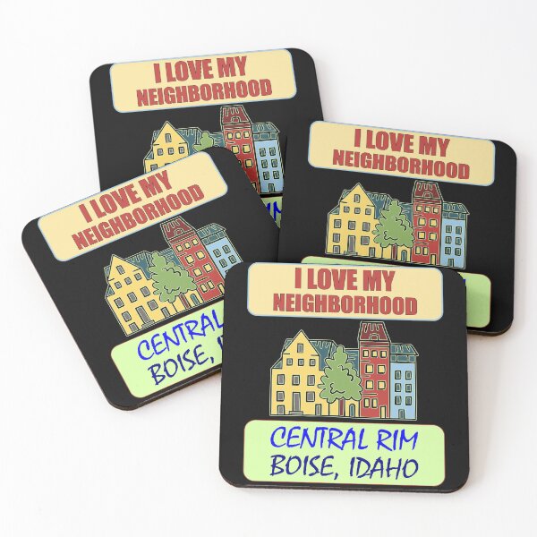 Item preview, I Love My Neighborhood Central Rim Boise - Community Pride designed and sold by artfulnotebook.