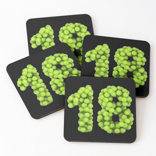 Item preview, Tennis Player Number 18 - Tennis Sports eighteen Game Set Match 18 designed and sold by elhefe.