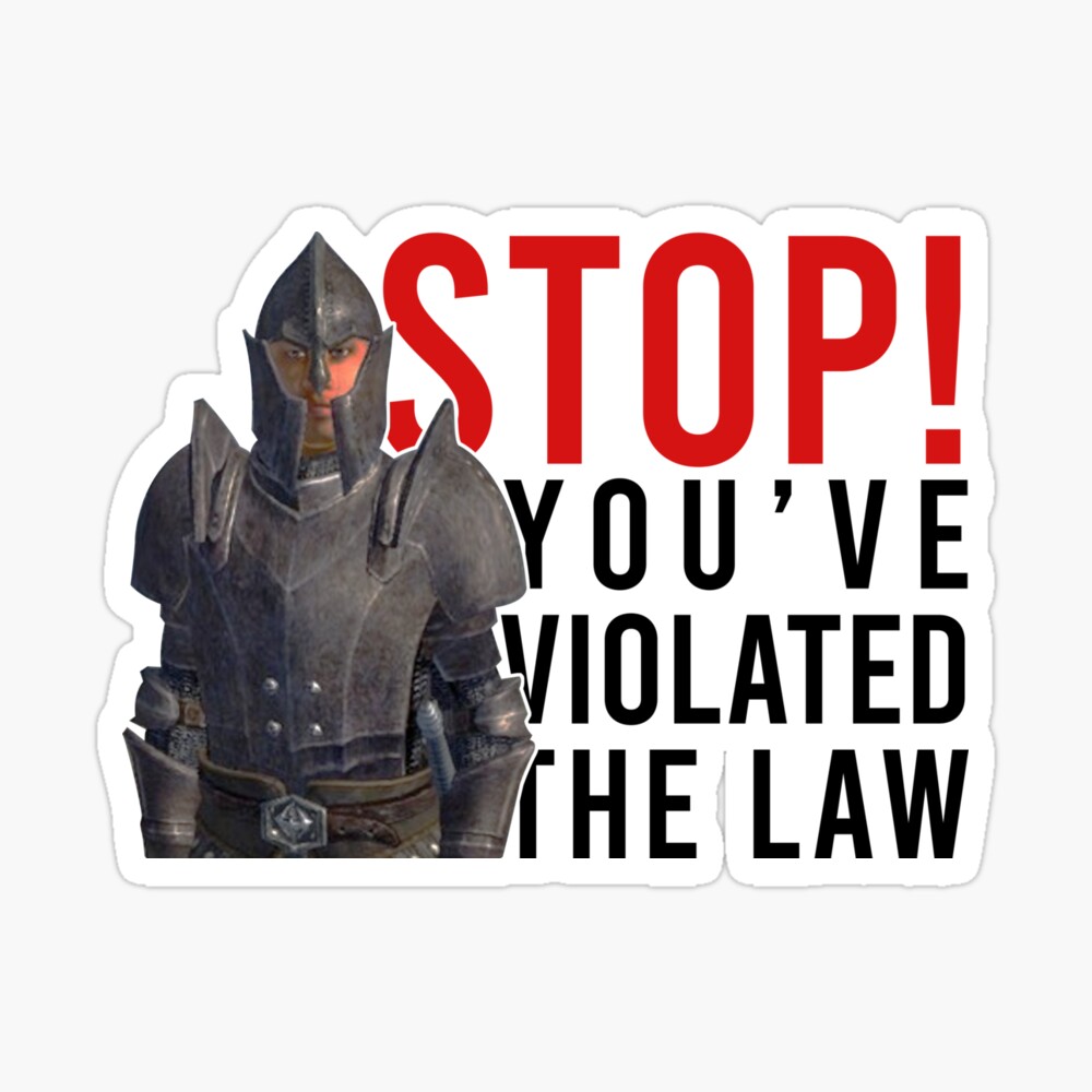 Stop! Youve Violated The Law Postcard for Sale by artsylab | Redbubble