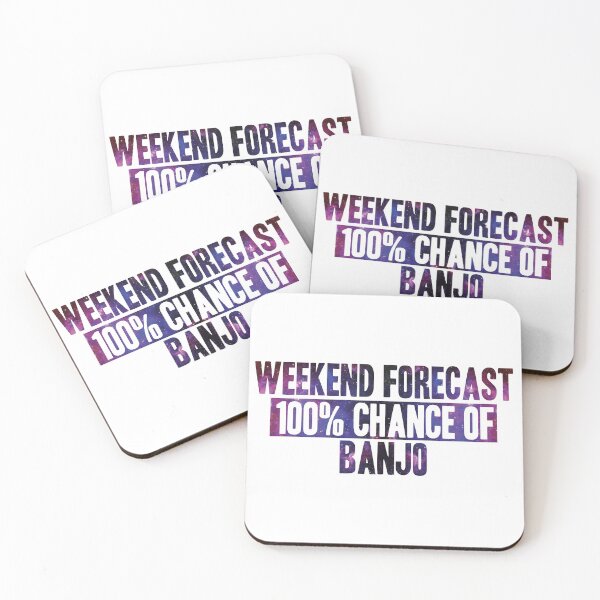 Item preview, Weekend forecast 100% chance of Banjo designed and sold by JakubkoJunak.