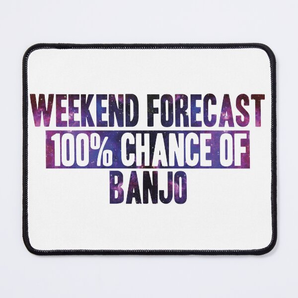 Item preview, Weekend forecast 100% chance of Banjo designed and sold by JakubkoJunak.