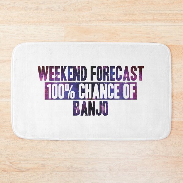 Item preview, Weekend forecast 100% chance of Banjo designed and sold by JakubkoJunak.