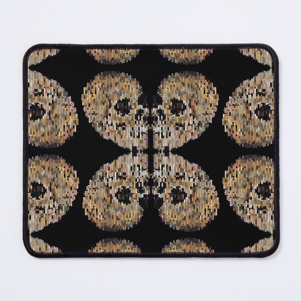 Item preview, Abstract Skulls Reflections Glitch Goth Kaleidoscope reflection designed and sold by MOP-tees.