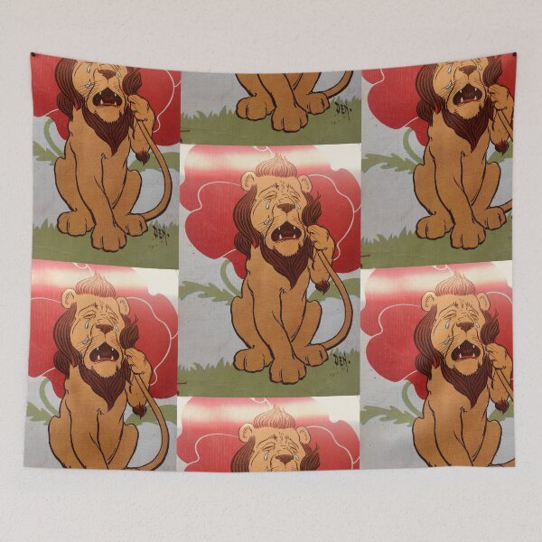 Item preview, Cowardly Lion Crying designed and sold by Jenniferkate72.
