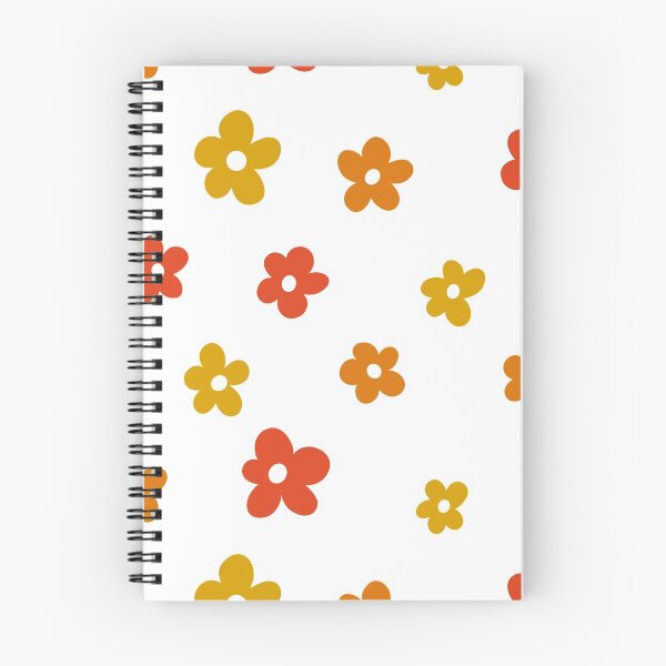 Item preview, Red orange and yellow simple flower pattern designed and sold by -Lily-Anne-.