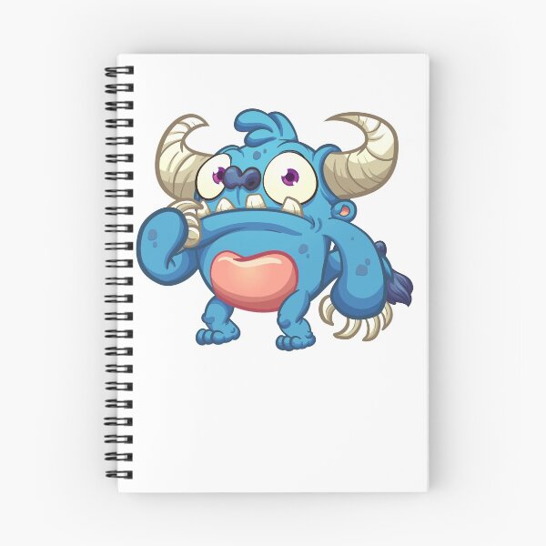 Item preview, blue worried monster halloween designed and sold by kenishahembree.