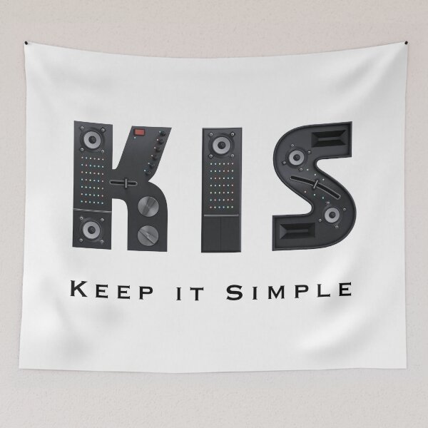 Item preview, KIS - Keep it Simple - Sound Box designed and sold by Hell-Prints.