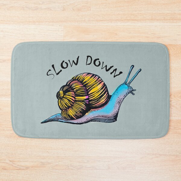 Item preview, Slow down snail designed and sold by Lemontreeart63.