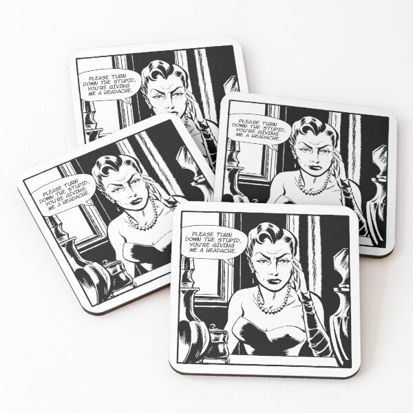 Item preview, Please turn down the stupid, you're giving me a headache. designed and sold by monsterplanet.
